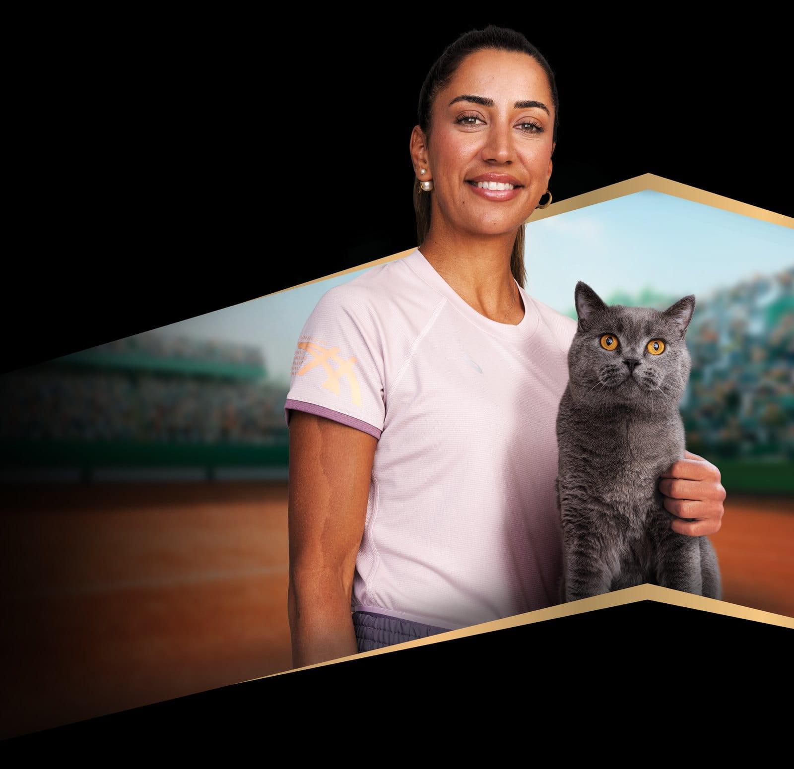 &Ccedil;a&gbreve;la B&uuml;y&uuml;kak&ccedil;ay con il suo gatto &Idot;zo