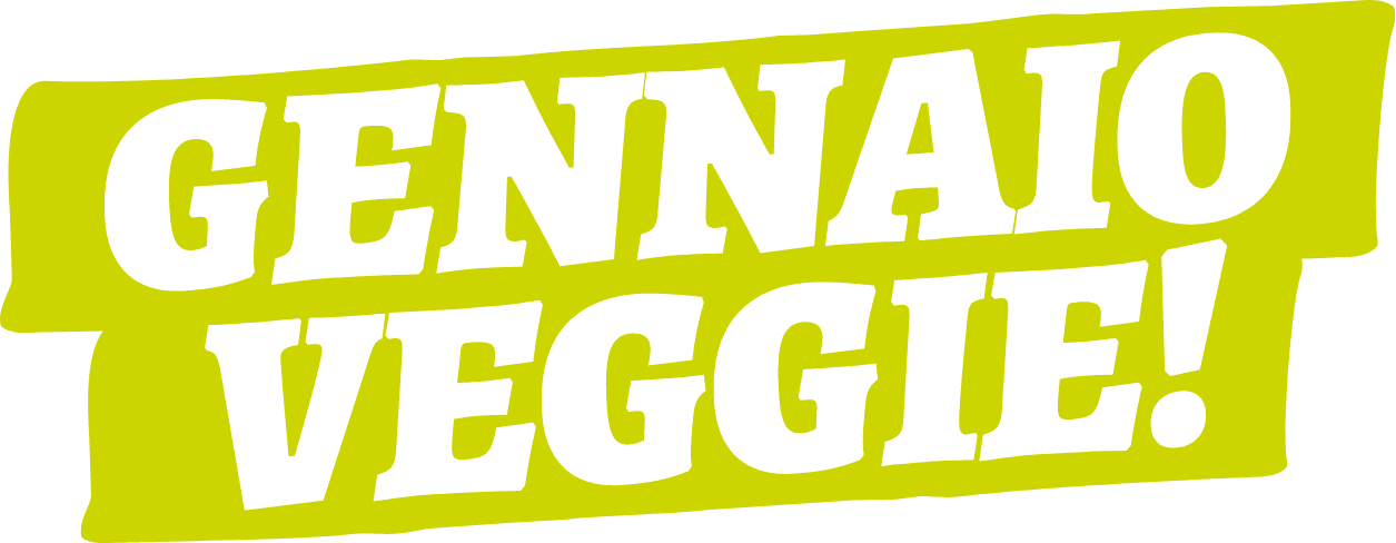 immagine testo verde'gennaio veggie!'
