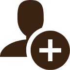 icona omino per accedere o registrarsi
