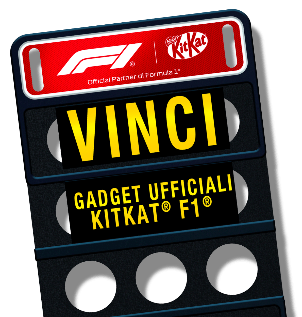Vinci gadget ufficiali KitKat Formula 1
