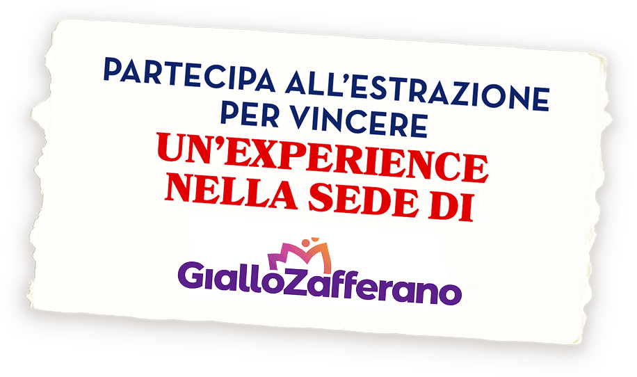 Partecipa all&rsquo;estrazione per vincere un&rsquo;experience nella sede di Giallo Zafferano