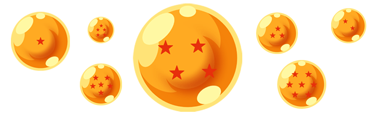 immagine delle 7 sfere del drago