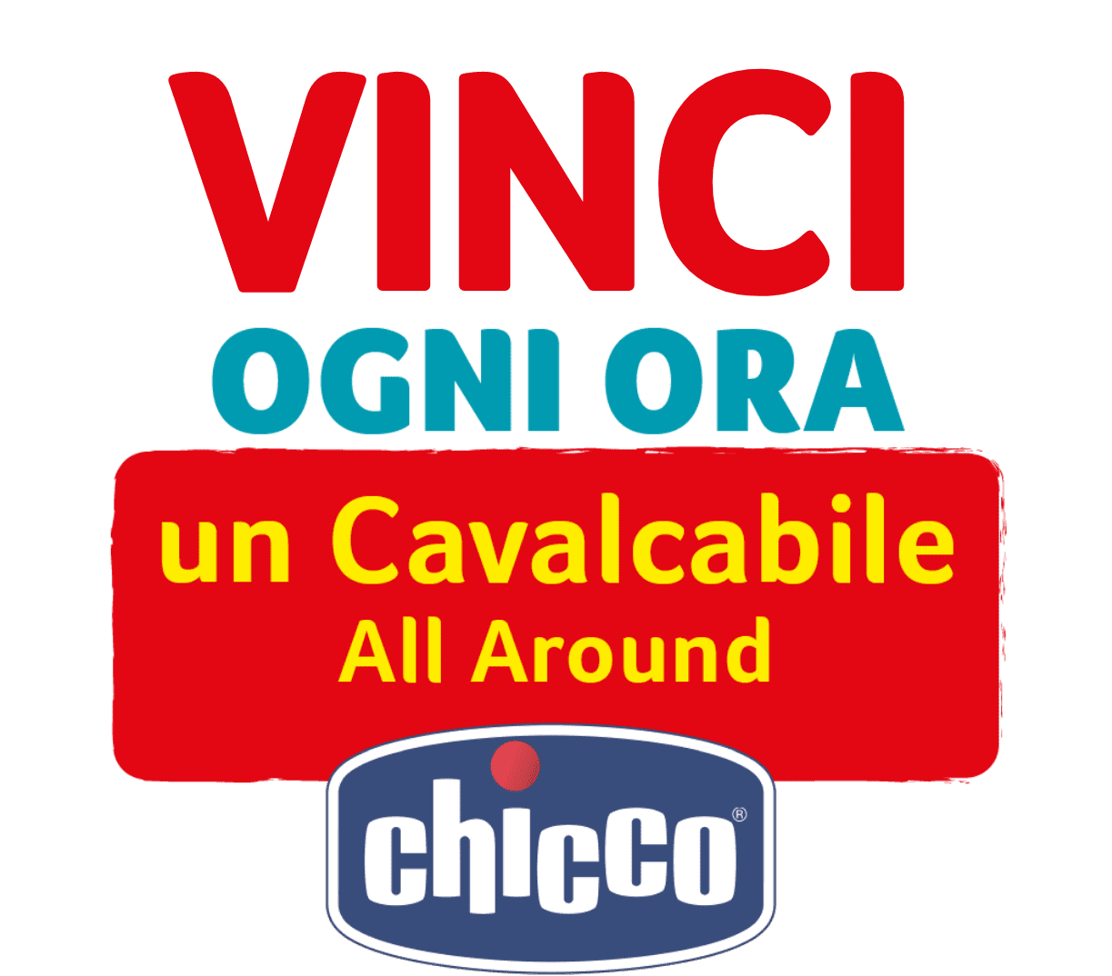 Hero Claim Nestlé NIDINA vinci ogni ora un cavalcabile all around chicco