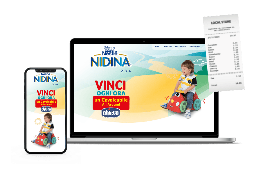 computer e smartphone rappresentanti il sito del concorso