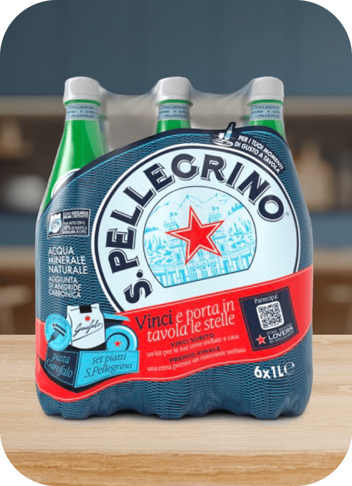 pack bottiglie San Pellegrino